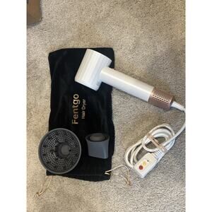 Fentgo Professional Hair Dryer Diffuser Attachments White Rose Gold